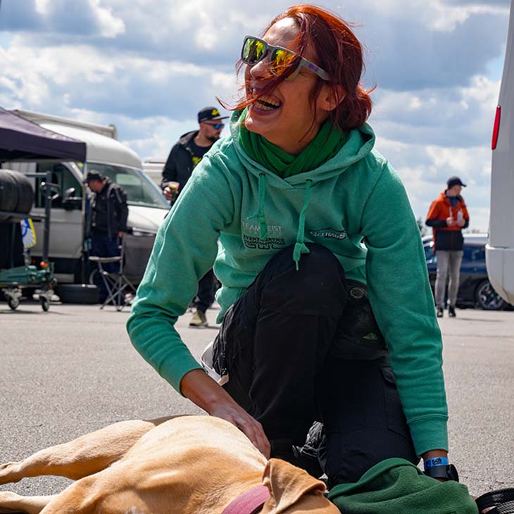 Laura Kiesewetter von Gelhaus Motorsport in Bad Driburg